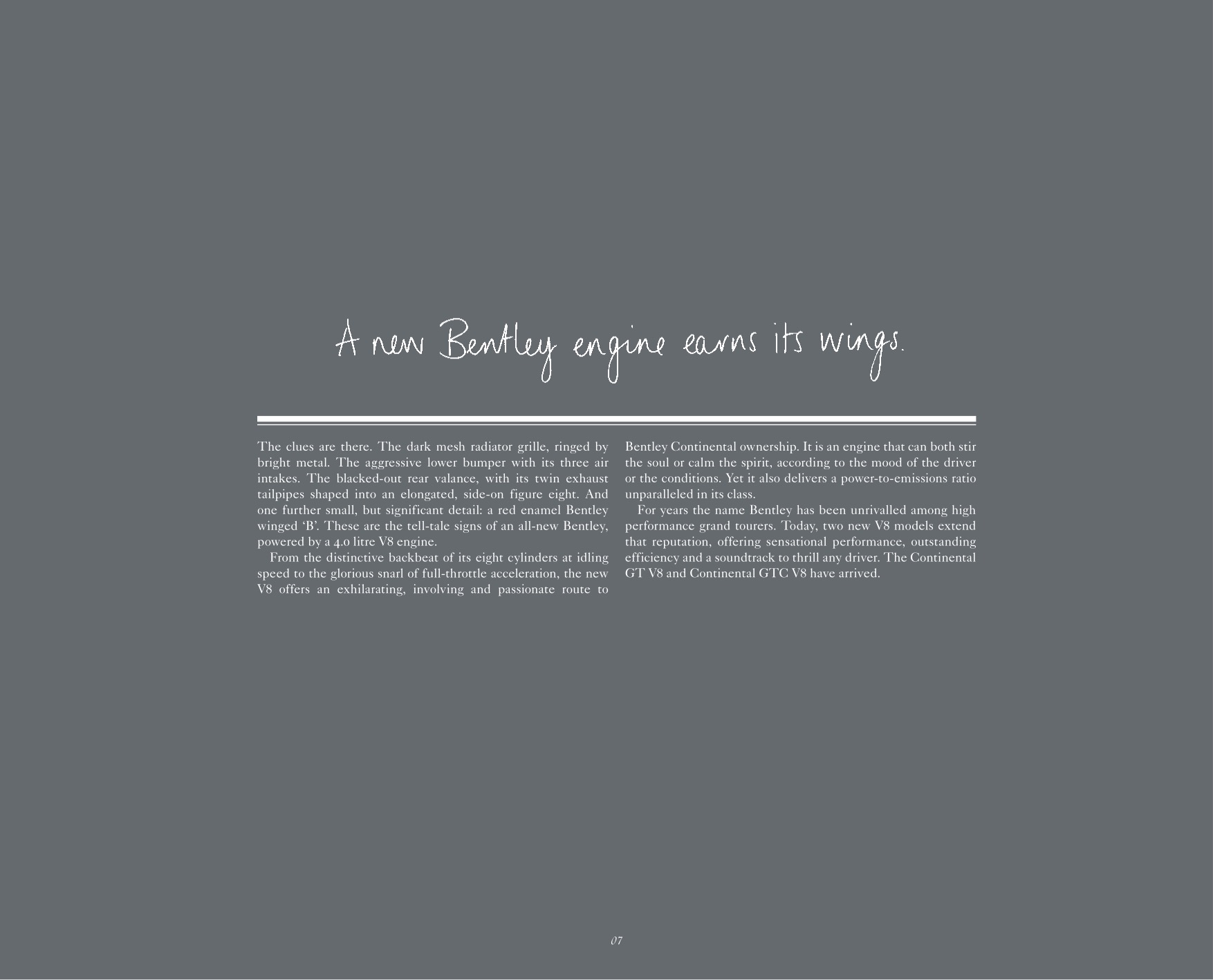 2013 Bentley Continental Brochure Page 50